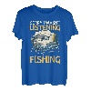 Lustiges Fischen, das sagt, dass ich an Fischen dachte T-Shirt
