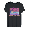 Sapelo Island Retro 80er Jahre Vaporwave Strandurlaub T-Shirt