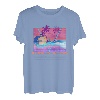 Sapelo Island Retro 80er Jahre Vaporwave Strandurlaub T-Shirt