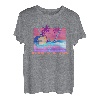 Sapelo Island Retro 80er Jahre Vaporwave Strandurlaub T-Shirt