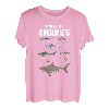 Arten von Haien Ozean Marine Biologie Angeln Hai Liebhaber T-Shirt