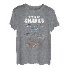 Arten von Haien Ozean Marine Biologie Angeln Hai Liebhaber T-Shirt