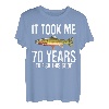 Lustige Halskette zum Forellenangeln, 70. Geburtstag, 70 Jahre zum Angeln T-Shirt