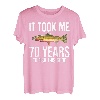Lustige Halskette zum Forellenangeln, 70. Geburtstag, 70 Jahre zum Angeln T-Shirt