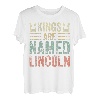 Kings Are Named Lincoln Shirt Lustiger personalisierter Name T-Shirt