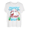 Mommy of the Big One Geburtstagskind beim Angeln Erster Geburtstag T-Shirt