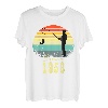 Herren Angeln 65. Geburtstag seit 1958 Sunset Fisherman T-Shirt