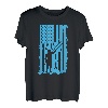 Amerikanische Flagge Angeln Vintage Fisherman T-Shirt