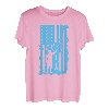 Amerikanische Flagge Angeln Vintage Fisherman T-Shirt