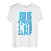 Amerikanische Flagge Angeln Vintage Fisherman T-Shirt