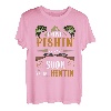 Ich bin angeln gegangen, komme bald zurück, um auf die Jagd zu gehen T-Shirt