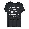 Herren Angler Angelrute Fischen Geschenk Herren T-Shirt