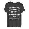 Herren Angler Angelrute Fischen Geschenk Herren T-Shirt