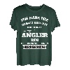 Herren Angler Angelrute Fischen Geschenk Herren T-Shirt