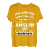 Herren Angler Angelrute Fischen Geschenk Herren T-Shirt