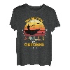 besten Angler Oktober Geburtstag Angeln T-Shirt