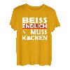 Herren Angler Spruch Fischer angeln muss kacken T-Shirt