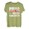Herren Angler Spruch Fischer angeln muss kacken T-Shirt