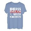 Herren Angler Spruch Fischer angeln muss kacken T-Shirt