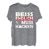 Herren Angler Spruch Fischer angeln muss kacken T-Shirt