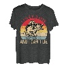 Hapfox Retro-Sonnenuntergang T-Shirt