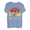 Hapfox Retro-Sonnenuntergang T-Shirt
