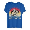 Hapfox Retro-Sonnenuntergang T-Shirt