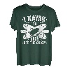 I Kajak To Burn Crazy Funny Outdoor Kanu Paddling Kajak T-Shirt