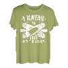 I Kajak To Burn Crazy Funny Outdoor Kanu Paddling Kajak T-Shirt