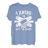 I Kajak To Burn Crazy Funny Outdoor Kanu Paddling Kajak T-Shirt