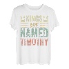 Kings Are Named Timothy Shirt, lustiger Name T-Shirt