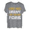 Neues 2022, I Just need Fishing Tee, Angelliebhaber T-Shirt