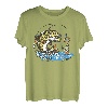 Witzige Forelle Kunst angeln Grafik für Herren Damen Kinder T-Shirt