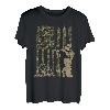 Herren Entenjagd-Shirt Amerikanische Flagge Camo Papa Geschenk Lustiger Jäger T-Shirt