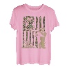 Herren Entenjagd-Shirt Amerikanische Flagge Camo Papa Geschenk Lustiger Jäger T-Shirt