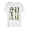 Herren Entenjagd-Shirt Amerikanische Flagge Camo Papa Geschenk Lustiger Jäger T-Shirt