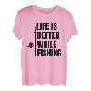 Fischer Motivation Sportangler Sportfischen T-Shirt