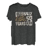 O'Fishally 50 Years Old Design für einen Angler T-Shirt