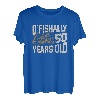 O'Fishally 50 Years Old Design für einen Angler T-Shirt