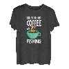 Angeln und Kaffee - lustiger Angler T-Shirt
