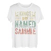 Kings Are Named Sammie-Shirt, lustiger Name T-Shirt