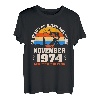 49 Jahre alte Angelfreunde, geboren im November 1974, 49. Geburtstag T-Shirt