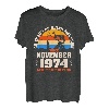 49 Jahre alte Angelfreunde, geboren im November 1974, 49. Geburtstag T-Shirt