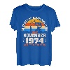 49 Jahre alte Angelfreunde, geboren im November 1974, 49. Geburtstag T-Shirt