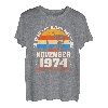 49 Jahre alte Angelfreunde, geboren im November 1974, 49. Geburtstag T-Shirt