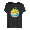 Kuba Retro Sonnenuntergang & Strandurlaub T-Shirt