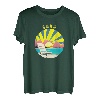 Kuba Retro Sonnenuntergang & Strandurlaub T-Shirt