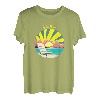 Kuba Retro Sonnenuntergang & Strandurlaub T-Shirt