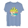 Kuba Retro Sonnenuntergang & Strandurlaub T-Shirt
