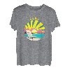 Kuba Retro Sonnenuntergang & Strandurlaub T-Shirt